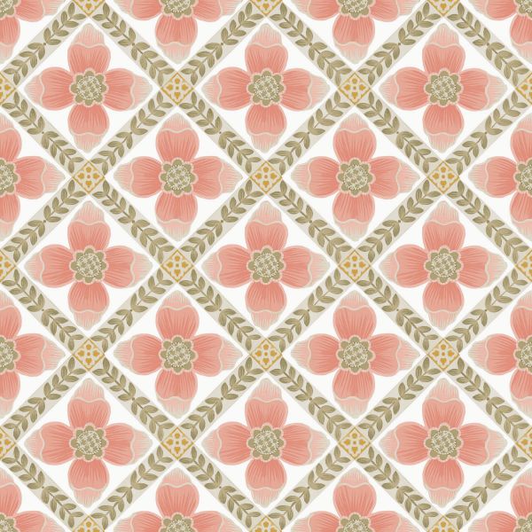 Purchase Psw1584Rl | Mirth Studios, Mimi Quilted Floral - York Wallpaper