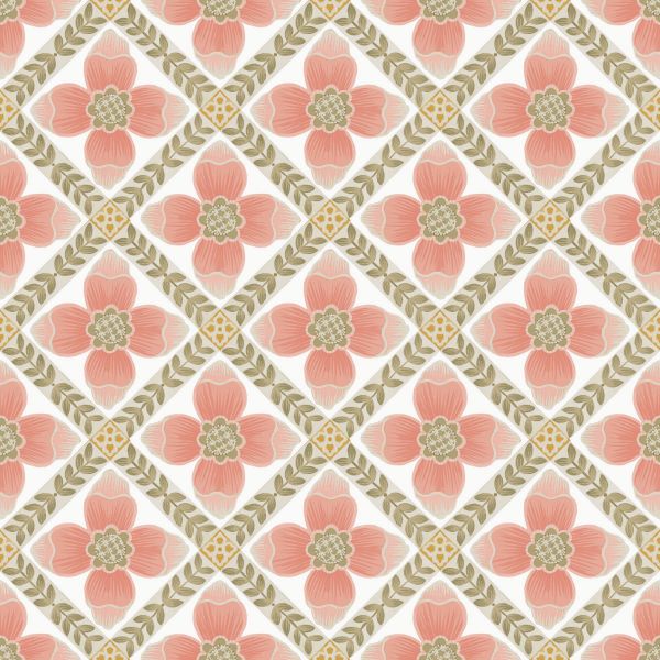 Purchase Psw1584Rl | Mirth Studios, Mimi Quilted Floral - York Wallpaper