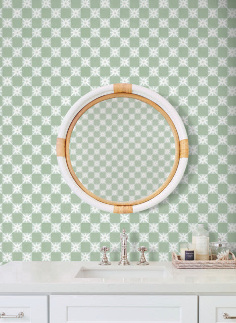 Purchase Psw1587Rl | Mirth Studios, Stardust Checkerboard - York Wallpaper