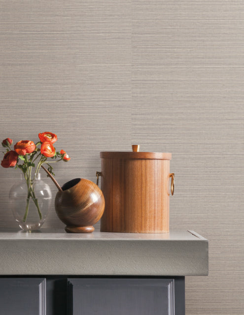 Purchase Psw1591Rl | Natural Sisal Classic Grey Peel & Stick Grasscloth - York Wallpaper