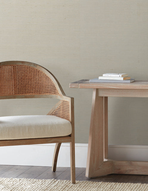Psw1595Rl | Natural Sisal White Peel & Stick Grasscloth - York Wallpap