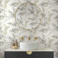 Purchase Psw1600Rl | Simply Candice, Blossom Fling Steel Peel & Stick - Candice Olson Wallpaper