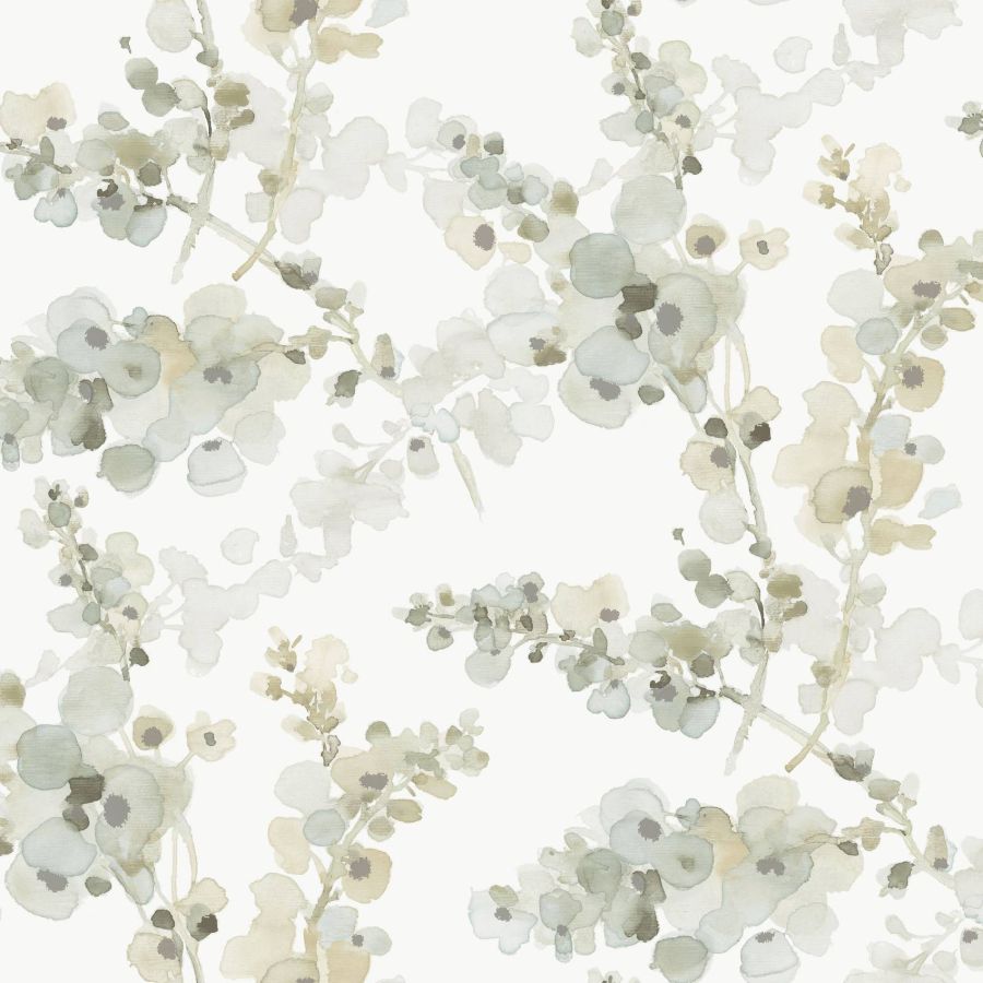 Purchase Psw1601Rl | Simply Candice, Blossom Fling Mineral Green Peel & Stick - Candice Olson Wallpaper