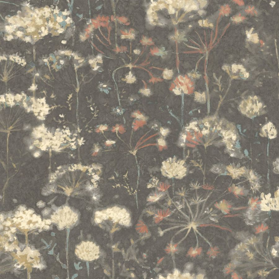 Purchase Psw1604Rl | Simply Candice, Botanical Fantasy Red & Blue Peel & Stick - Candice Olson Wallpaper