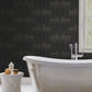 Purchase Psw1607Rl | Simply Candice, Vanishing Black & Copper Peel & Stick - Candice Olson Wallpaper