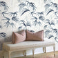 Purchase Psw1610Rl | Simply Candice, Inky Palms Blue Peel & Stick - Candice Olson Wallpaper