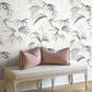 Purchase Psw1611Rl | Simply Candice, Inky Palms Black Peel & Stick - Candice Olson Wallpaper