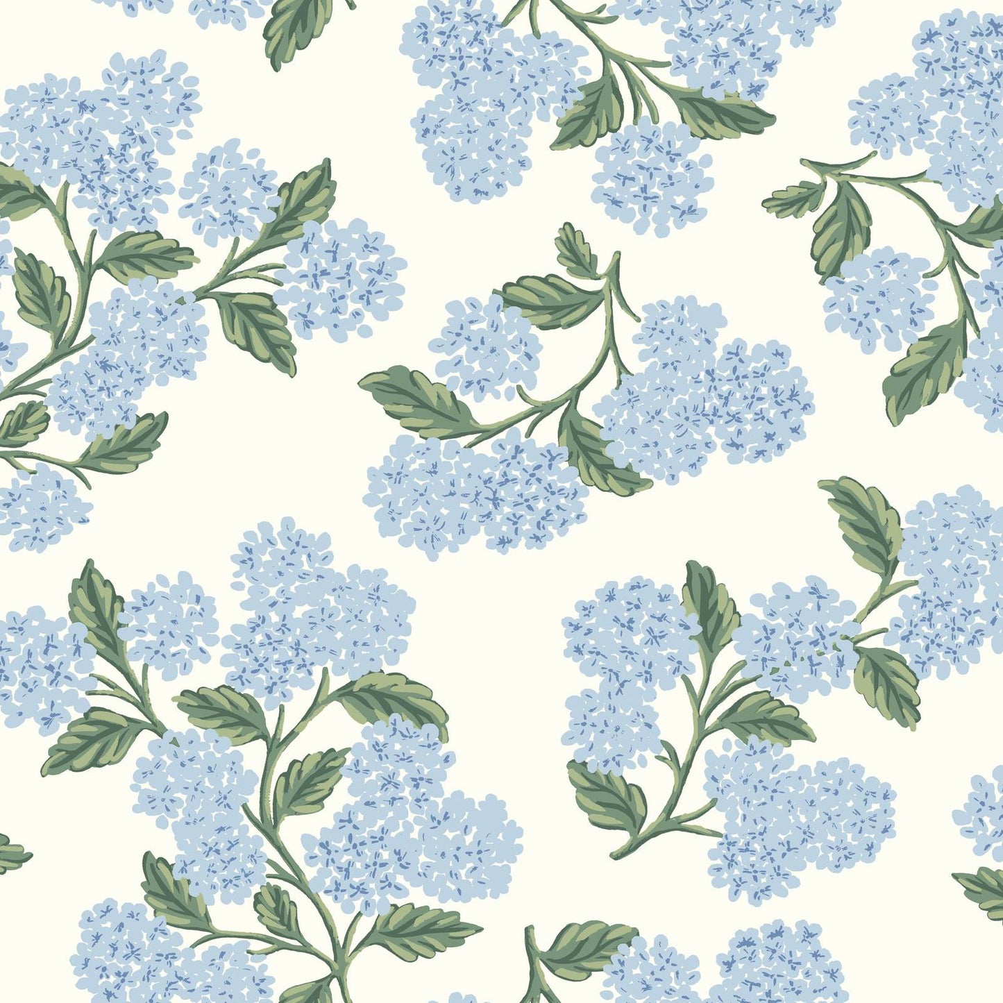 Purchase Psw1617Rl | Rifle Paper Co P+S 4Th Edition, Hydrangea Blue & White - York Wallpaper