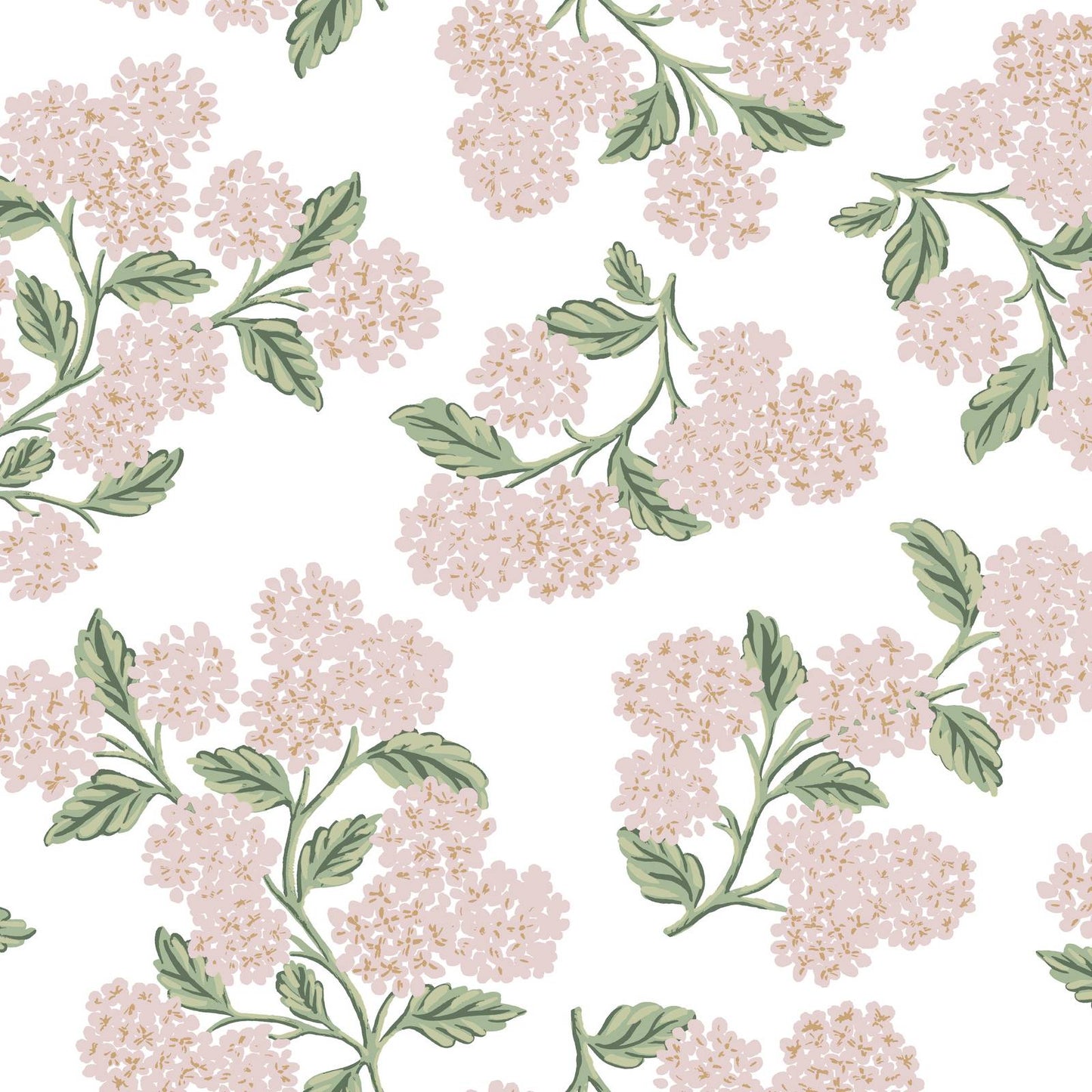 Purchase Psw1620Rl | Rifle Paper Co P+S 4Th Edition, Hydrangea Pink & White - York Wallpaper