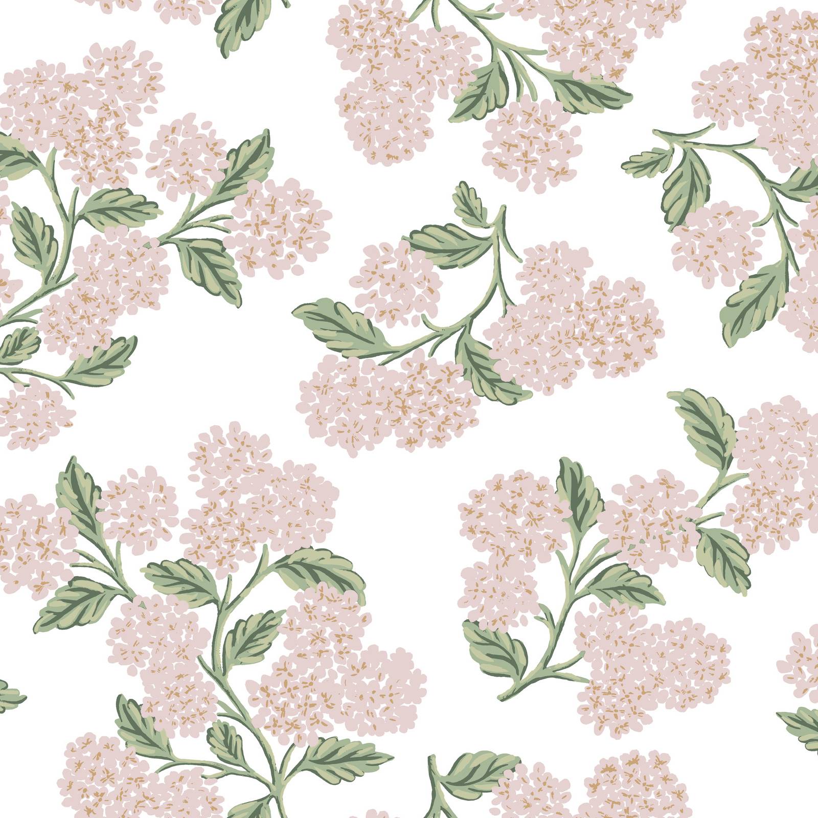 Purchase Psw1620Rl | Rifle Paper Co P+S 4Th Edition, Hydrangea Pink & White - York Wallpaper