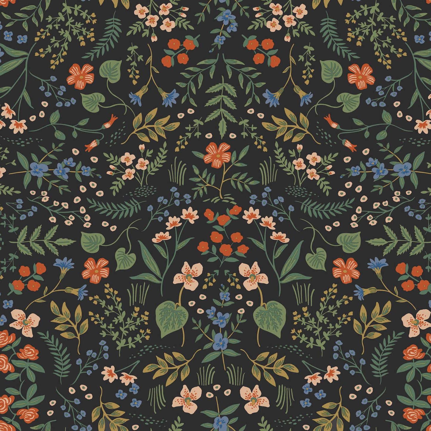 Purchase Psw1623Rl | Rifle Paper Co P+S 4Th Edition, Wildwood Black - York Wallpaper