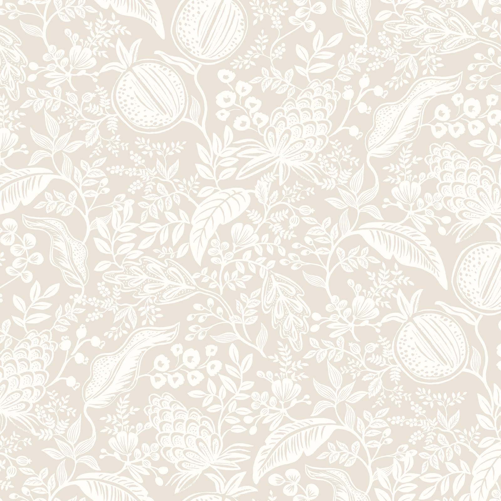 Purchase Psw1629Rl | Rifle Paper Co P+S 4Th Edition, Pomegranate Beige & White - York Wallpaper