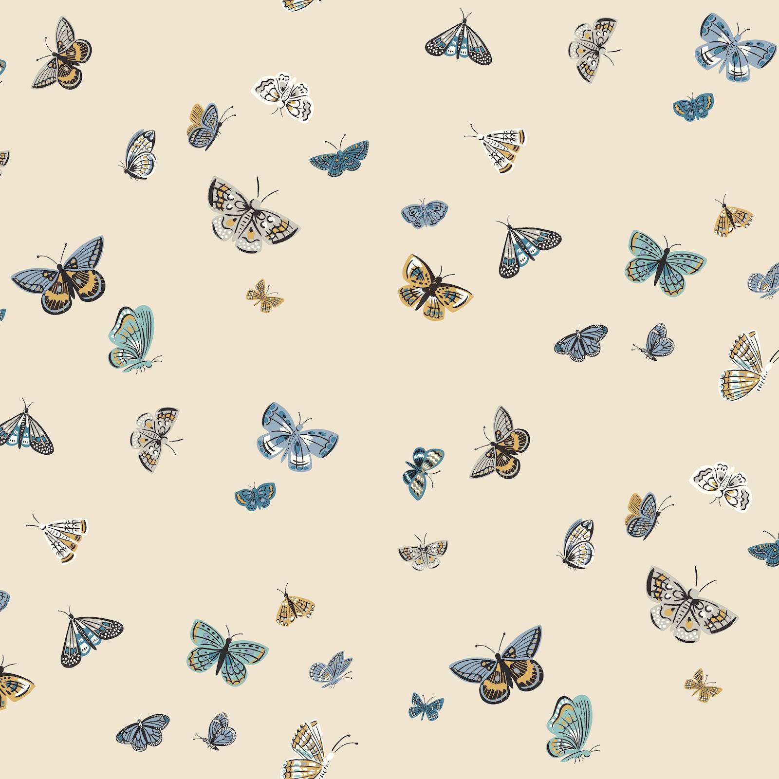 Purchase Psw1649Rl | Rifle Paper Co P+S 4Th Edition, Butterfly House Linen - York Wallpaper