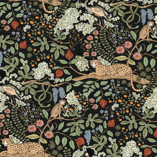 Rifle Paper Co. Safari Jungle Toile Wallpaper - Thumbnail 2