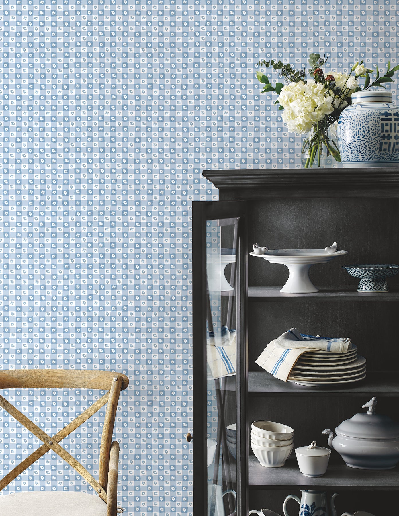 Purchase Psw1689Rl | Rifle Paper Co P+S 5Th Edition, Daisy Gingham - York Wallpaper