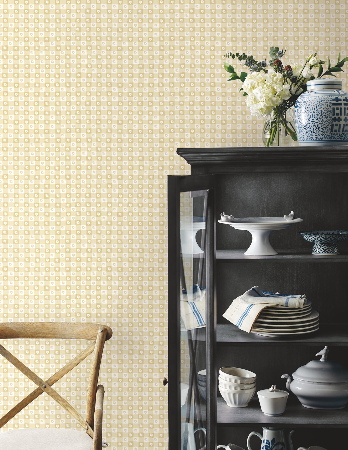 Purchase Psw1692Rl | Rifle Paper Co P+S 5Th Edition, Daisy Gingham - York Wallpaper