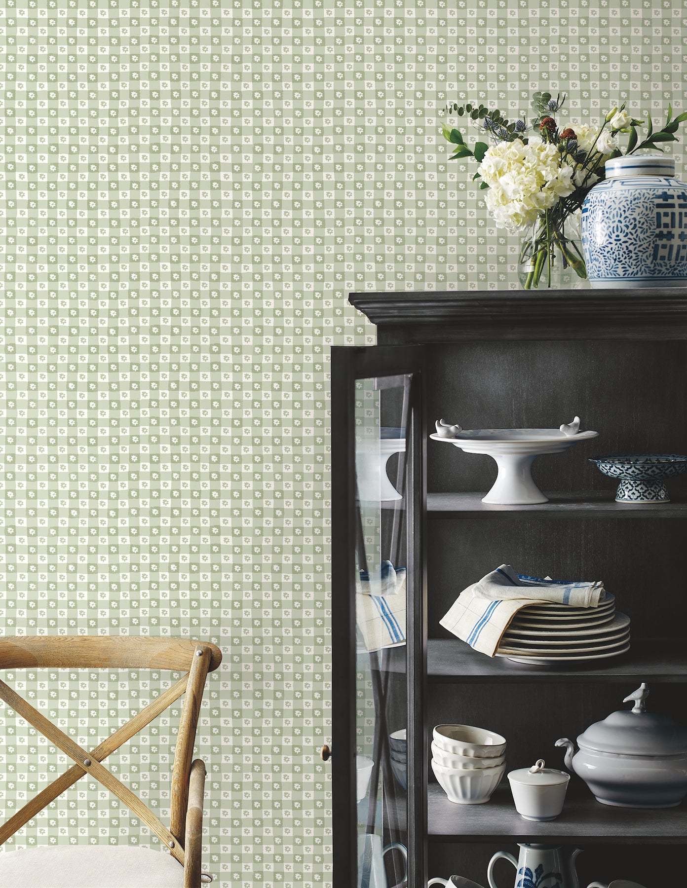 Purchase Psw1694Rl | Rifle Paper Co P+S 5Th Edition, Daisy Gingham - York Wallpaper