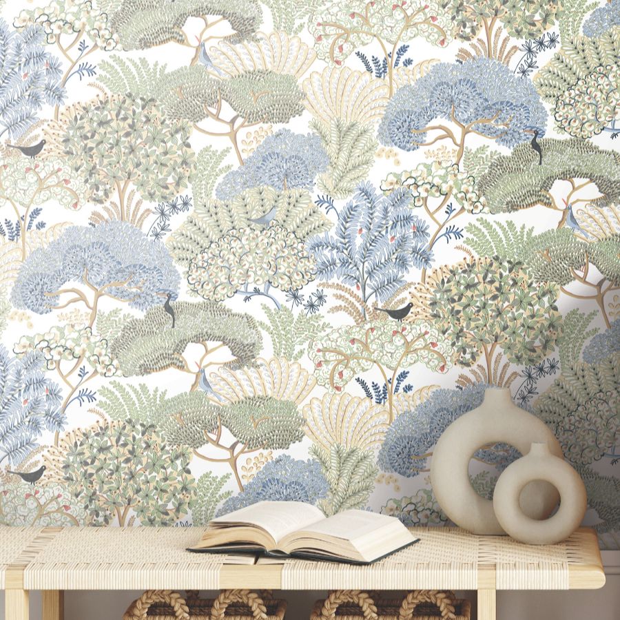 Purchase Psw1695Rl | Garden Muse Pswp, Everbloom Forest - York Wallpaper