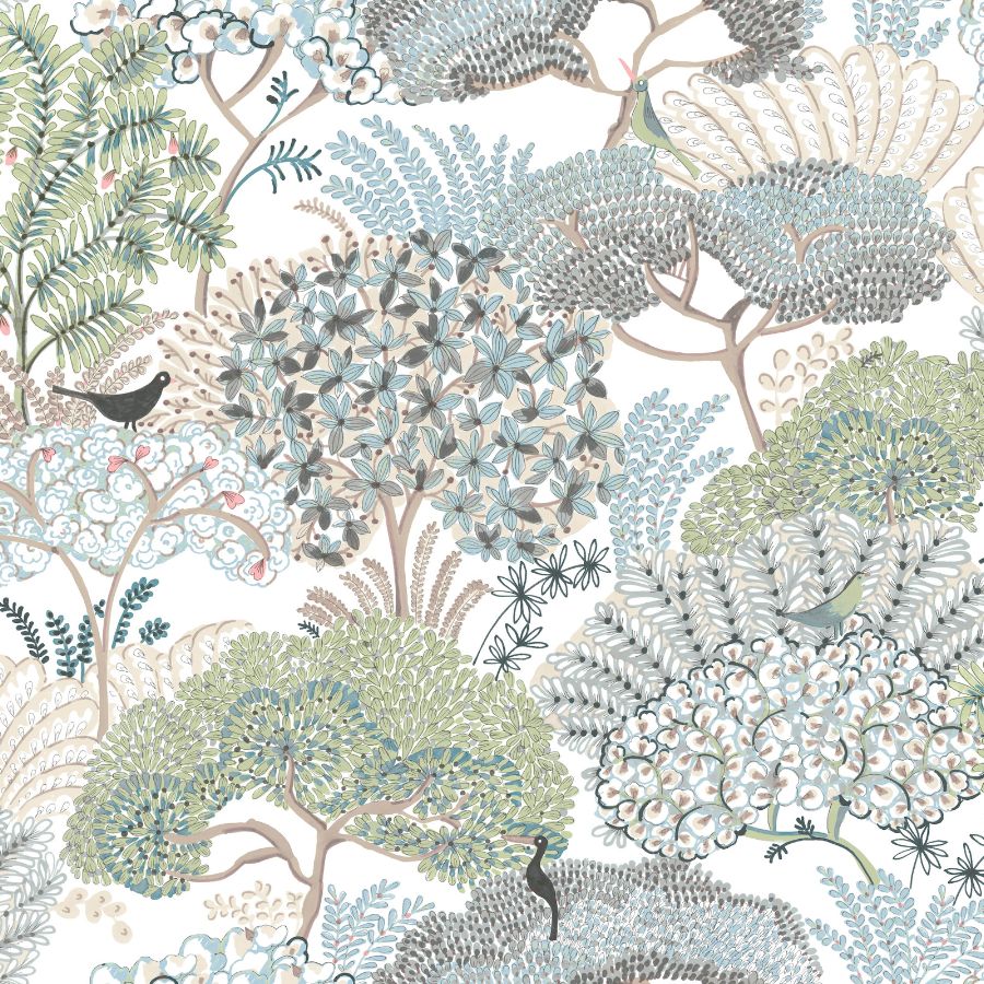 Purchase Psw1696Rl | Garden Muse Pswp, Everbloom Forest - York Wallpaper