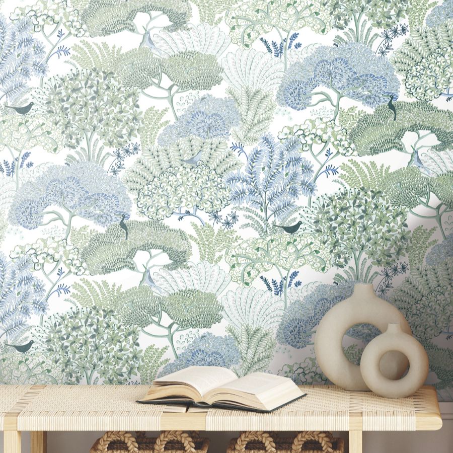 Purchase Psw1697Rl | Garden Muse Pswp, Everbloom Forest - York Wallpaper