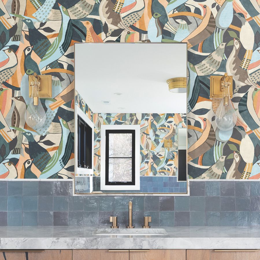 Purchase Psw1707Rl | Garden Muse Pswp, Fauvust Flock - York Wallpaper