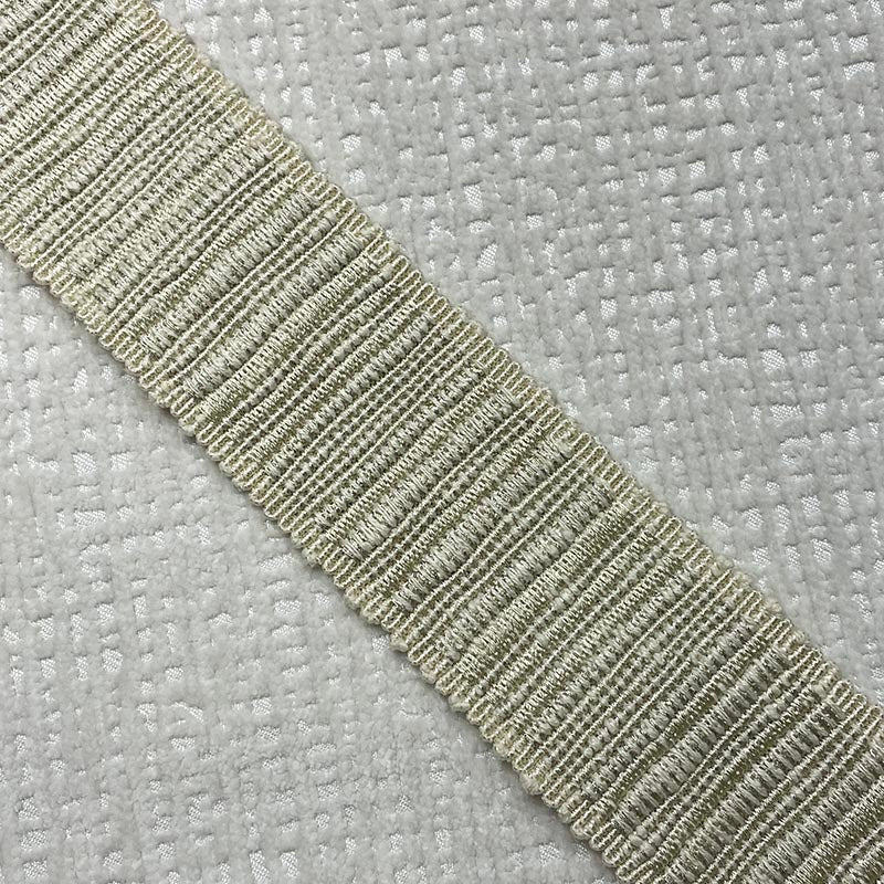 Sample 9354 Reese Tape Marble, Off White/Ivory, Metallic by Magnolia Fabric
