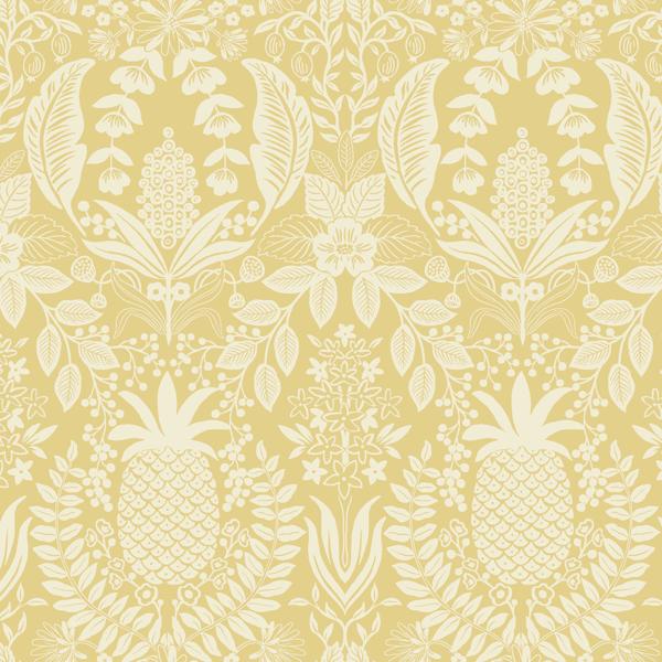 Purchase Rf7481 | Rifle Paper Co. 3Rd Edition, Pineapple Damask - York Wallpaper