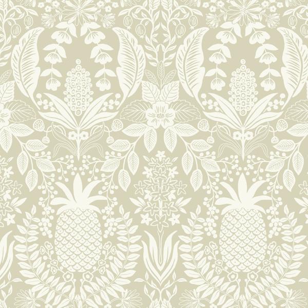 Purchase Rf7485 | Rifle Paper Co. 3Rd Edition, Pineapple Damask - York Wallpaper