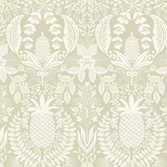 Purchase Rf7485 | Rifle Paper Co. 3Rd Edition, Pineapple Damask - York Wallpaper