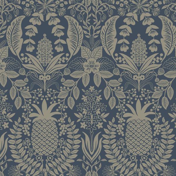 Purchase Rf7486 | Rifle Paper Co. 3Rd Edition, Pineapple Damask - York Wallpaper