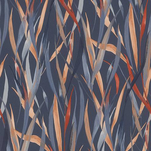 Purchase RH330236 Brewster Wallpaper, Sway Blue Botanical - Rasch