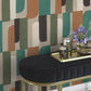 Purchase RH330526 Brewster Wallpaper, Derain Green Geometric - Rasch12