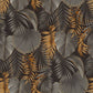 Purchase RH462043 Brewster Wallpaper, Valdivi Black Palm Fronds - Rasch