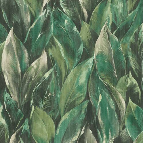 Purchase RH537345 Brewster Wallpaper, Maclayi Green Banana Leaf - Rasch