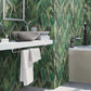 Purchase RH537345 Brewster Wallpaper, Maclayi Green Banana Leaf - Rasch12
