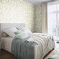 Purchase RH547498 Brewster Wallpaper, Rennie Moss Leaves - Rasch1