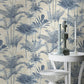 Purchase RH555127 Brewster Wallpaper, Kinabalu Blue Rainforest - Rasch1