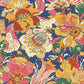 Purchase RH560459 Brewster Wallpaper, Odisha Orange Jacobean Floral - Rasch
