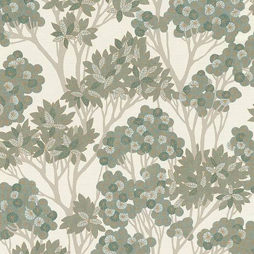 Purchase RH580006 Brewster Wallpaper, Stickley Green Tree - Rasch