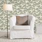 Purchase RH580006 Brewster Wallpaper, Stickley Green Tree - Rasch1