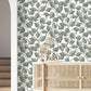 Purchase RH580518 Brewster Wallpaper, Alaia Green Leafy Vine - Rasch1