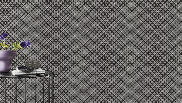 Purchase RH610918 Brewster Wallpaper, Perriand Silver Geometric - Rasch12