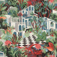 Purchase RH687408 Brewster Wallpaper, Merian Multicolor Architectural - Rasch