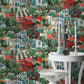 Purchase RH687408 Brewster Wallpaper, Merian Multicolor Architectural - Rasch12