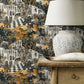 Purchase RH687422 Brewster Wallpaper, Merian Grey Architectural - Rasch12