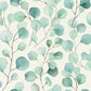 Purchase RH691702 Brewster Wallpaper, Elaina Aqua Watercolor Boughs - Rasch