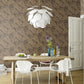 Purchase RH720570 Brewster Wallpaper, Galner Copper Leaves - Rasch1