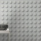 Purchase RH745467 Brewster Wallpaper, Chiparus Grey Sphere - Rasch1
