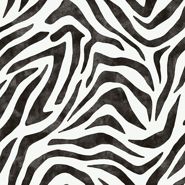 Purchase RPS6141 NuWallpaper Wallpaper, RuZebra Black - RuPaul NuWallpaper