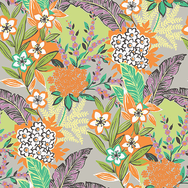 Purchase RPS6144 NuWallpaper Wallpaper, RuJardin l'Orange - RuPaul NuWallpaper